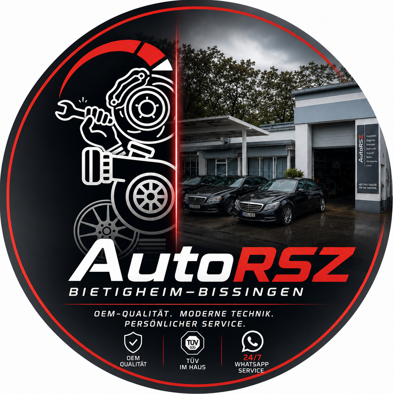KFZ-Meisterbetrieb AutoRSZ Bietigheim Logo